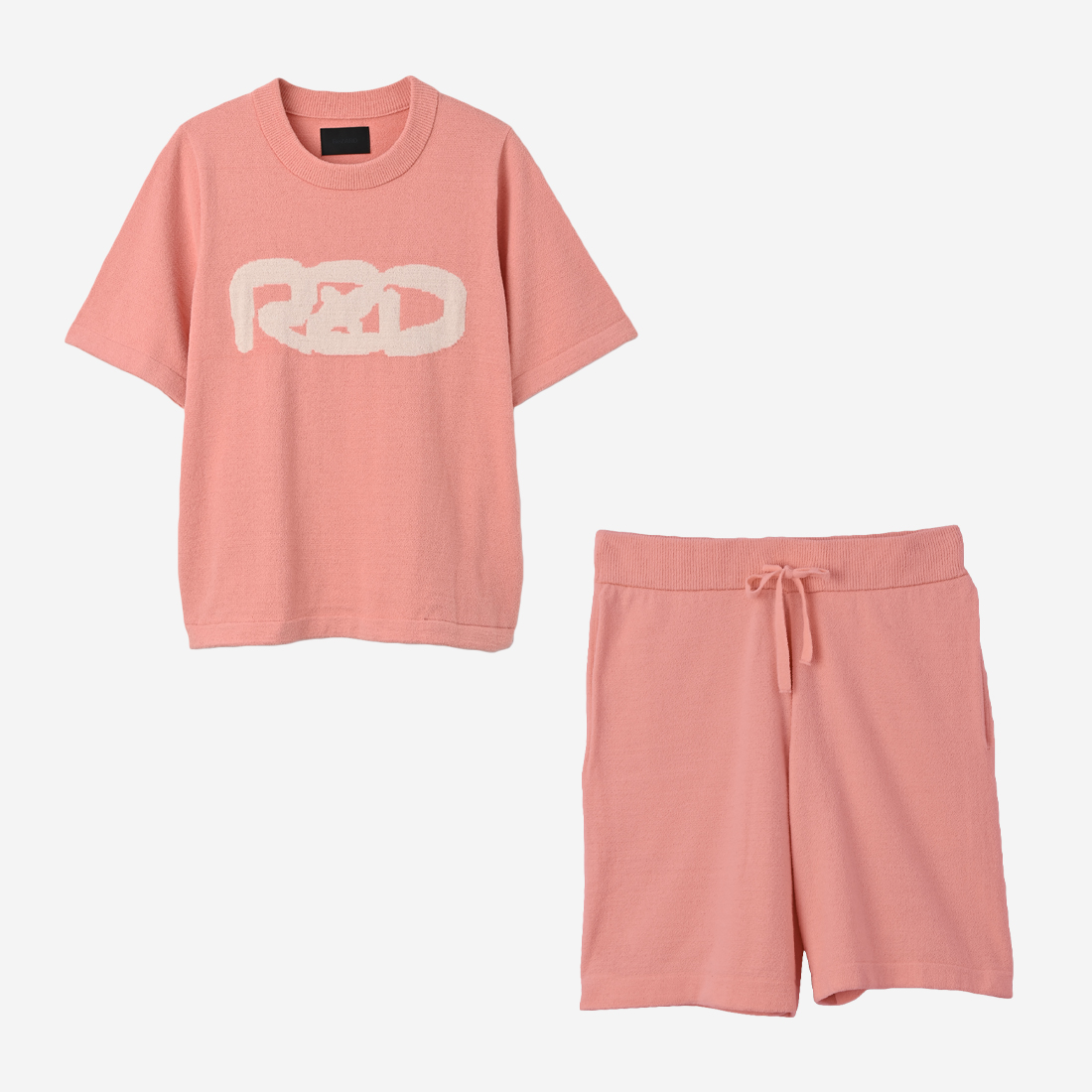 【【ReZARD】SETUP Towel fabric Room Wear Small Logo（Half pants）(Pink)